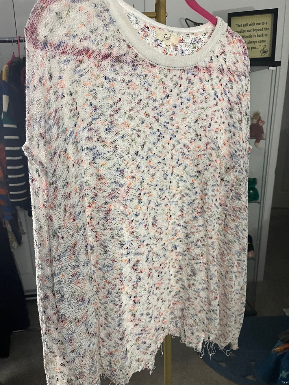 EASEL Light Knit Sweater- Small